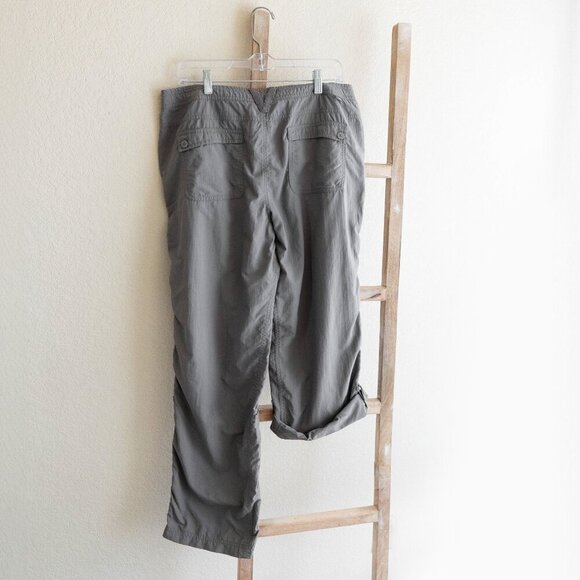 THE NORTH FACE Womens Sz 14 Gray Horizon Tempest Convertible Capri to Long Pants - Picture 4 of 10
